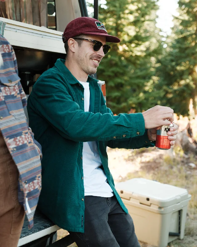 Men's Iron-Free Shirts for Wrinkle-Resistant WearBackcountry Cord Long Sleeve Shirt - Storm Green