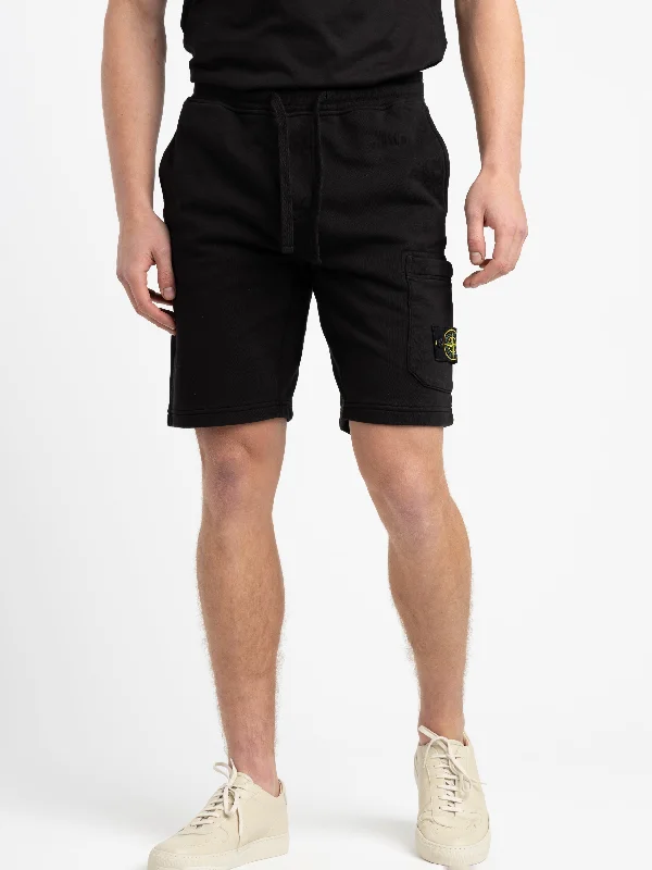 Men's Twill Pants for a Dressy LookBlack Cotton Shorts