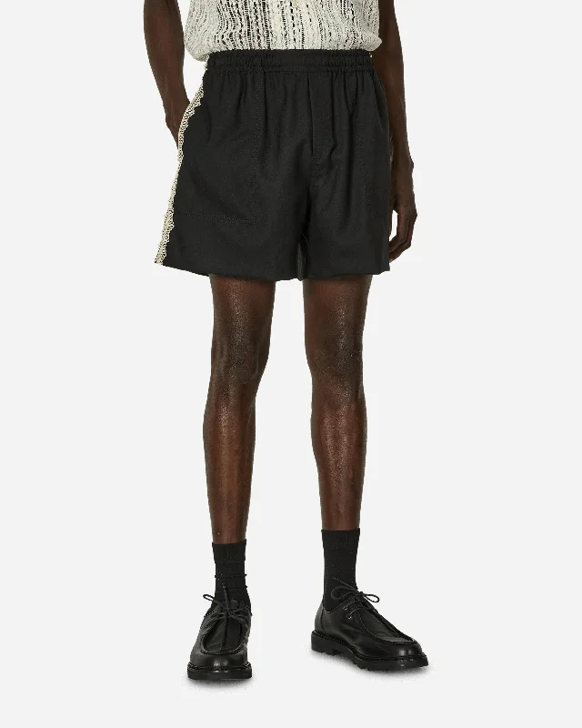 Stylish Men's Cargo PantsLacework Shorts Black