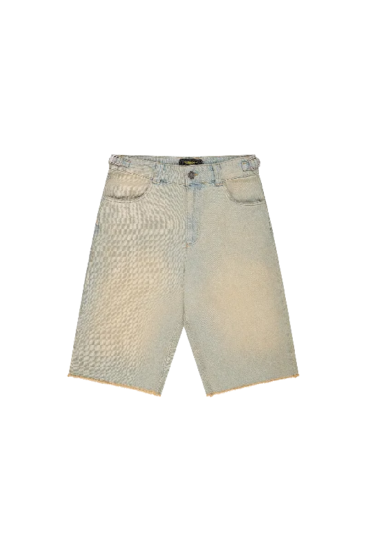 Men's Patterned Pants with Animal PrintsCASH PRINTER SHORTS BEIGE