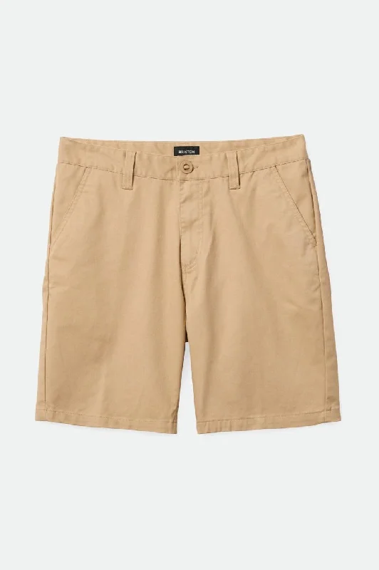 Warm Men's Fleece-Lined PantsChoice Chino Short 9" - Sand