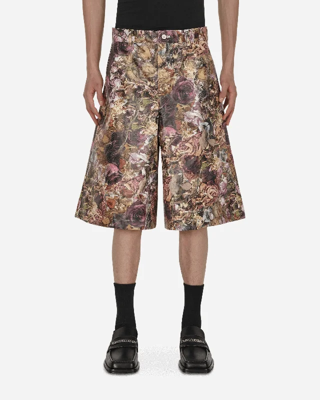 Men's Work Pants for Durability and ComfortFloral Shorts Multicolor