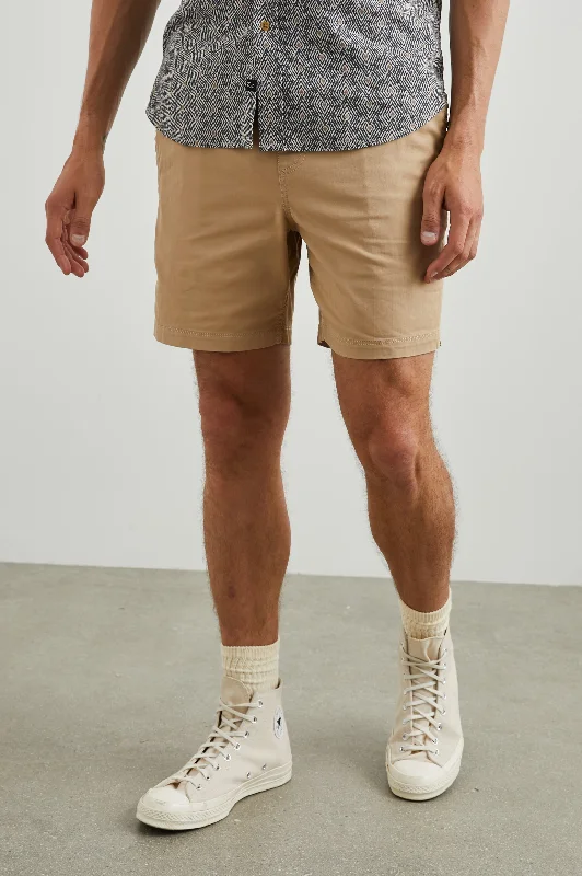 Lightweight Men's Linen PantsCRUZ SHORT - KHAKI