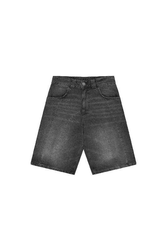 Men's Relaxed-Fit Pants for ComfortDOUBLE STITCH JORTS BLACK WASHED