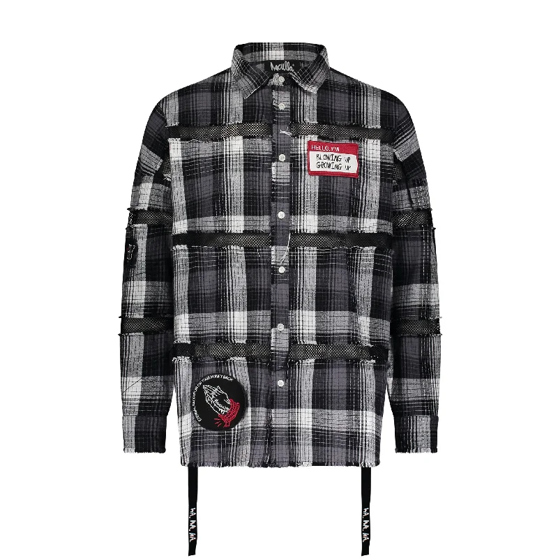 Men's Neutral-Tone Shirts for Versatile StylingETERNAL SALVATION WOVEN SHIRT