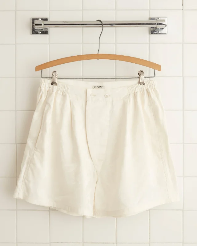 Men's Pants with Belt LoopsFootball Jacquard Boxers - Cream