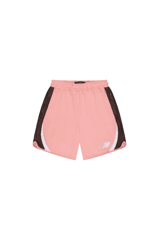 Layered Men's OverallsFOOTBALL MESH SHORTS PINK