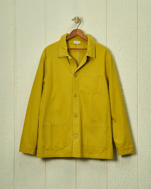 Men's Easy-Care Shirts for Busy LifestylesFrench Workman’s Jacket in Squash Herringbone