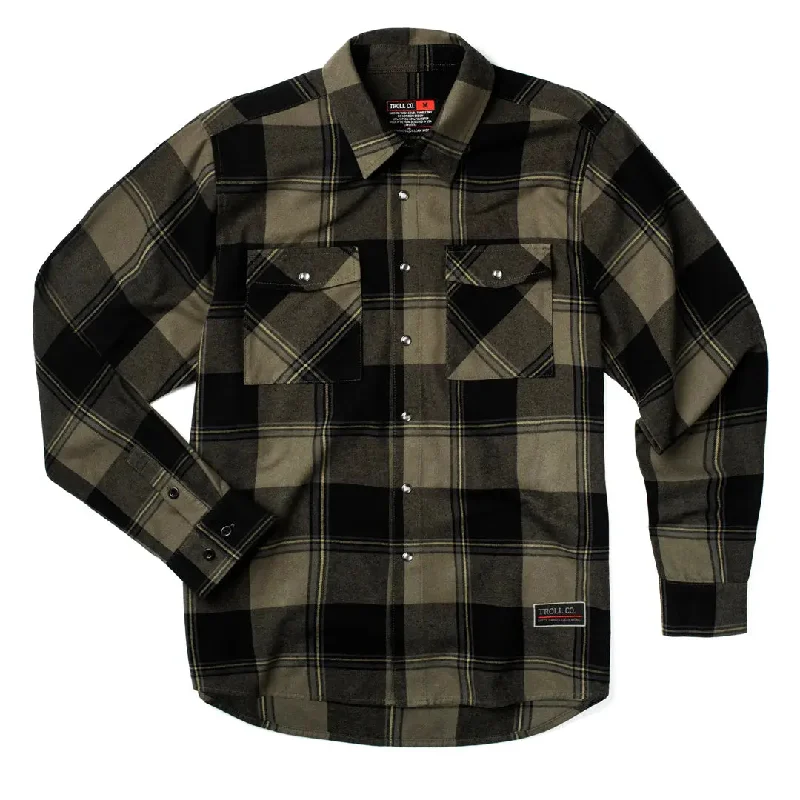 Men's Casual Friday Shirts for Relaxed Office DaysGridlock Flannel