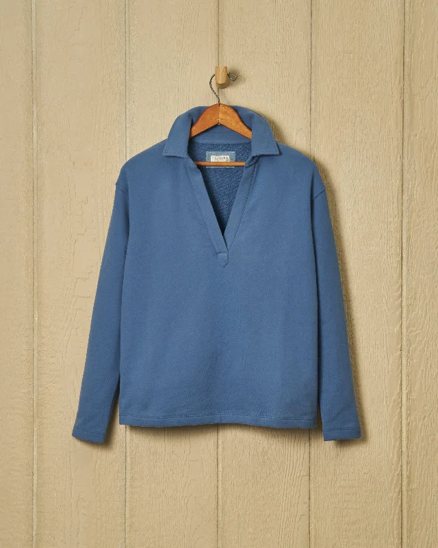 Men's Custom-Fit Shirts for a Personalized LookInlet Pullover in Iris Loopback Terry