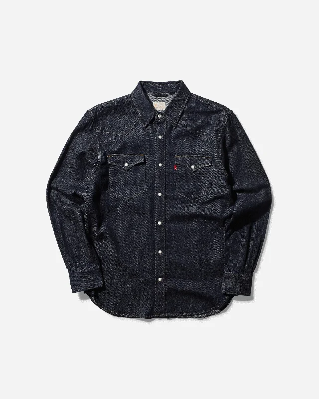 Men's Checked Short-Sleeve Shirts for Summer FunMen's '65 Western Shirt Blue