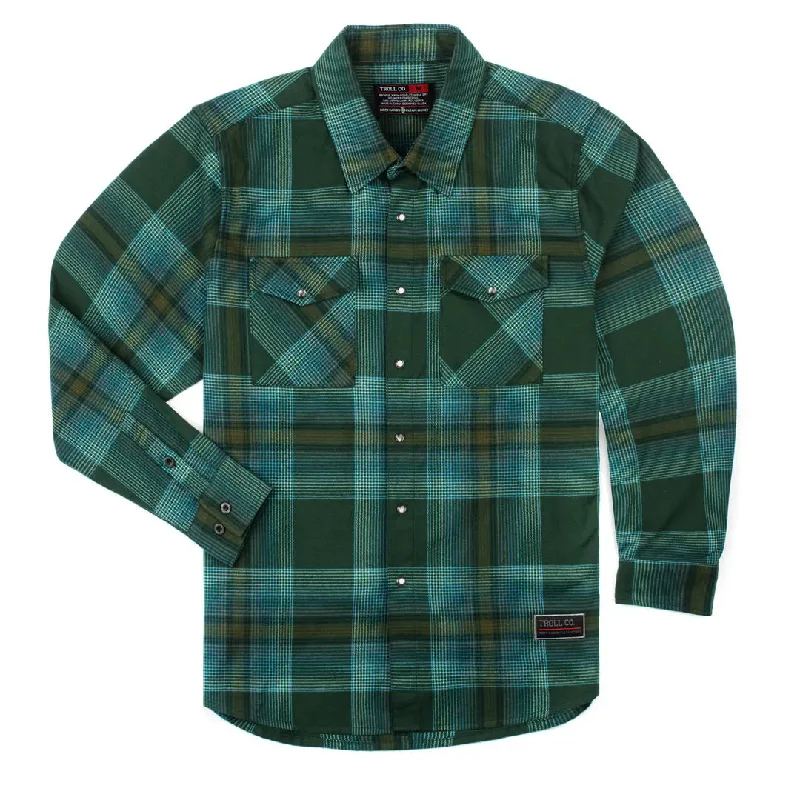 Men's Striped Long-Sleeve Shirts for a Maritime FeelLuther Flannel