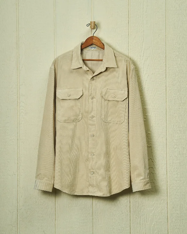 Classic Men's Dress ShirtsMacArthur Shirt in Sand Corduroy