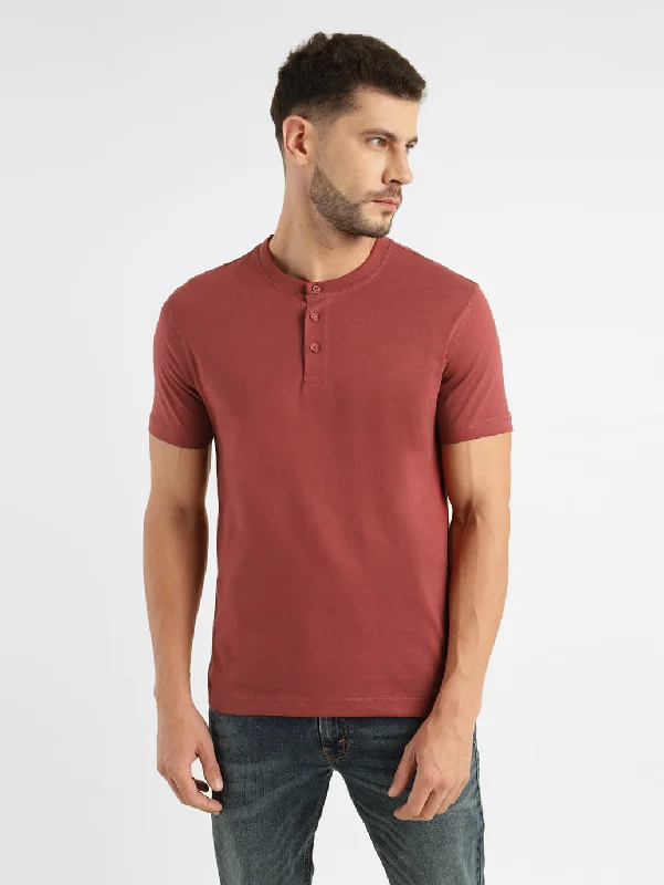 Men's Golf Shirts for On-Course StyleMen's Solid Henley T Shirt