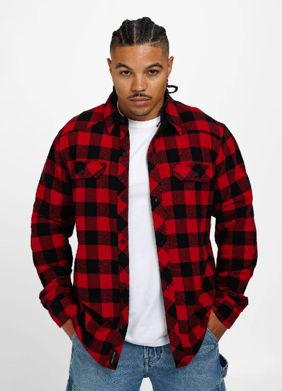 Men's Solid-Color Block Shirts for a Bold StatementFlannel Shirt Mitchell