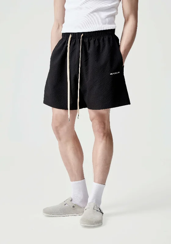 Men's Drawstring Pants for AdjustabilityMKI SEERSUCKER SHORTS