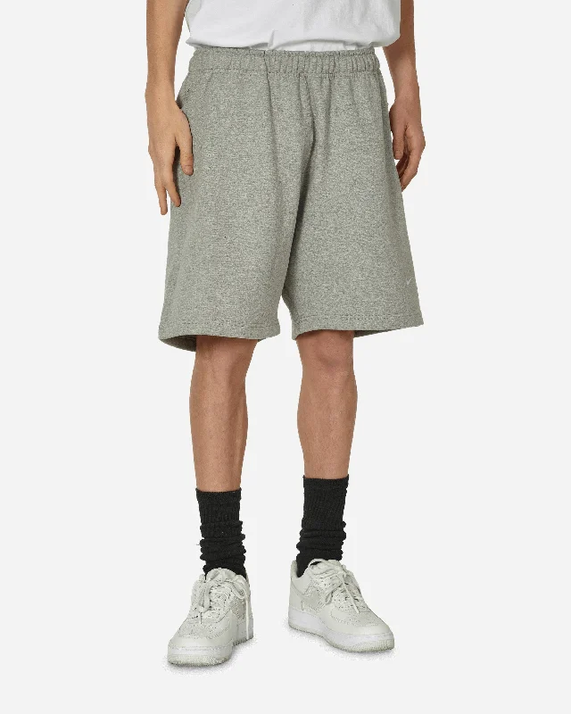 Men's Work Pants for Durability and ComfortSolo Swoosh Fleece Shorts Grey Heather