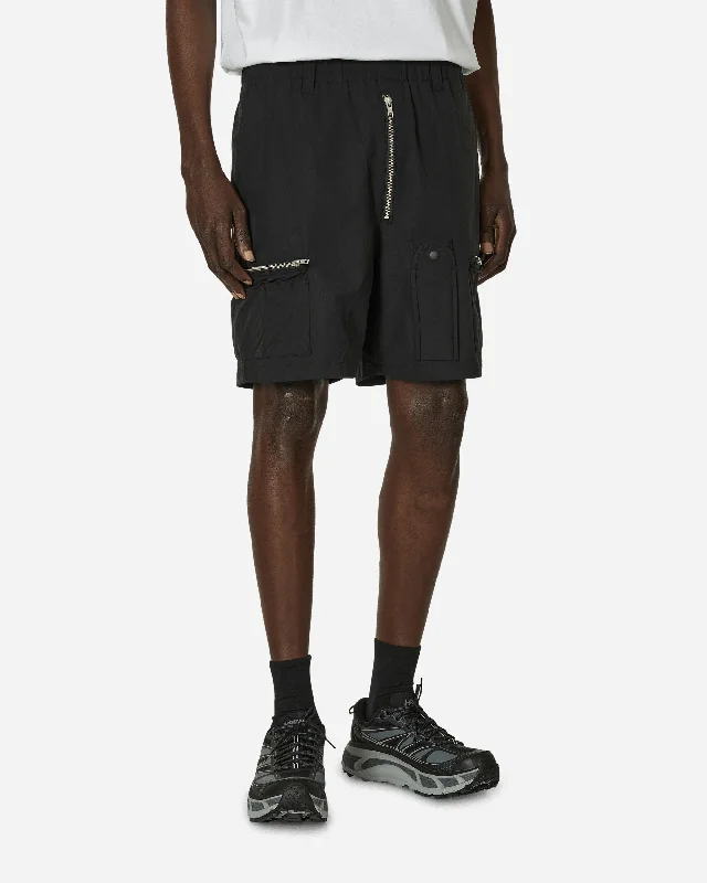 Men's Drawstring Pants for AdjustabilityPockets Shorts Black