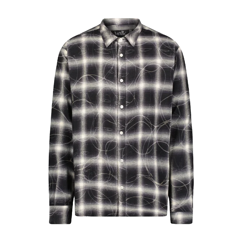 Men's Button-Down Collar Shirts for Staying PolishedPLAID ONE OF A KIND LONG SLEEVE SHIRT