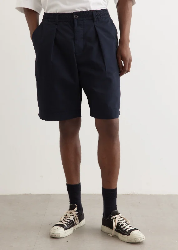 Men's Patterned Pants with Geometric DesignsPleated Track Shorts