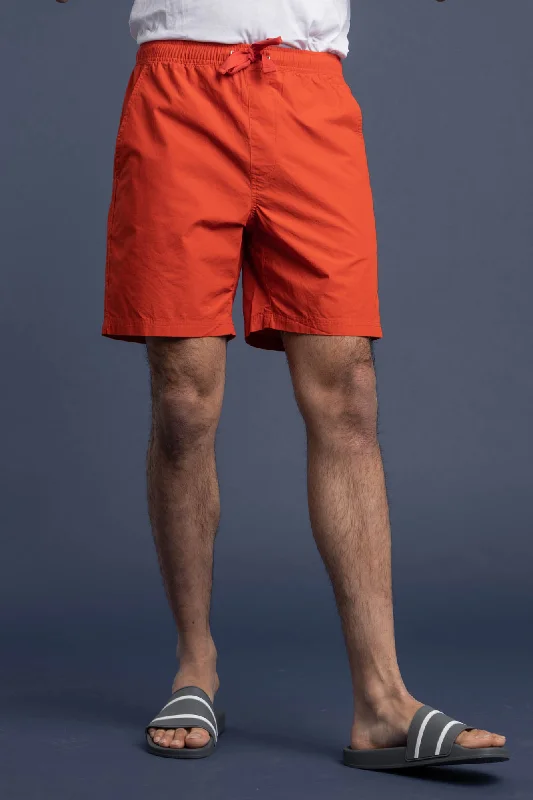 Men's Pants with Patchwork PatternsRed Saturday Shorts