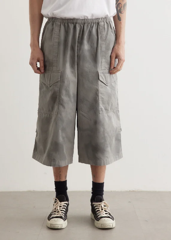Men's Pants with Logo EmbossmentsRobero Cotton Twill Shorts