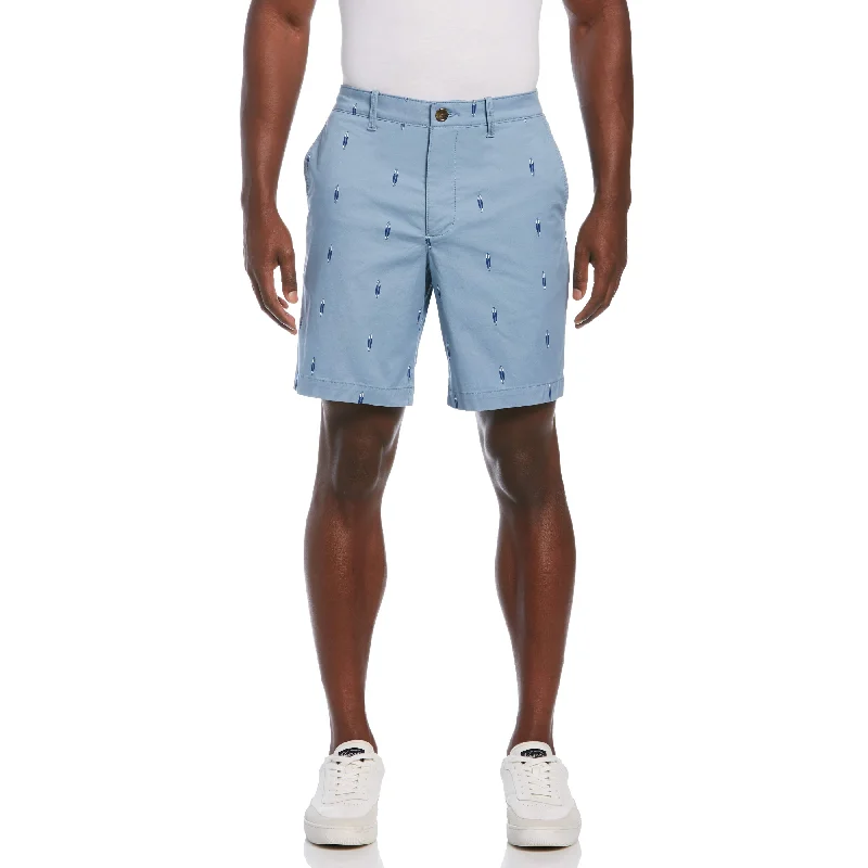Men's Button-Fly Pants for a Traditional TouchSlim 8" Short