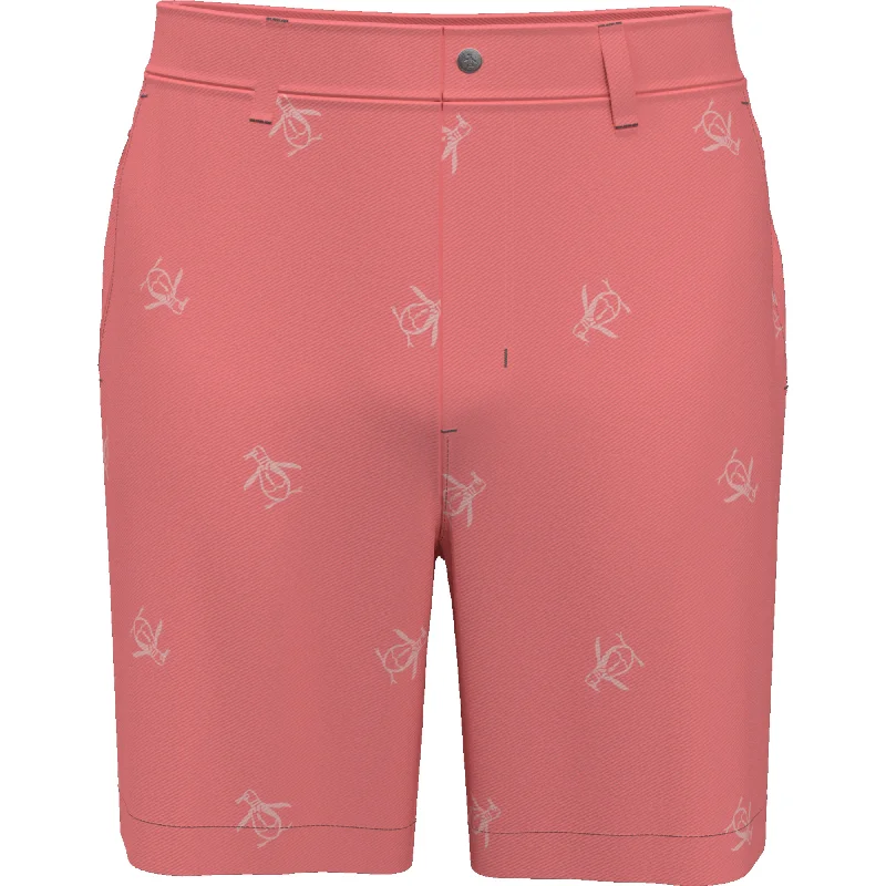 Men's Pants with Pleated FrontsPete Embroidered Golf Shorts