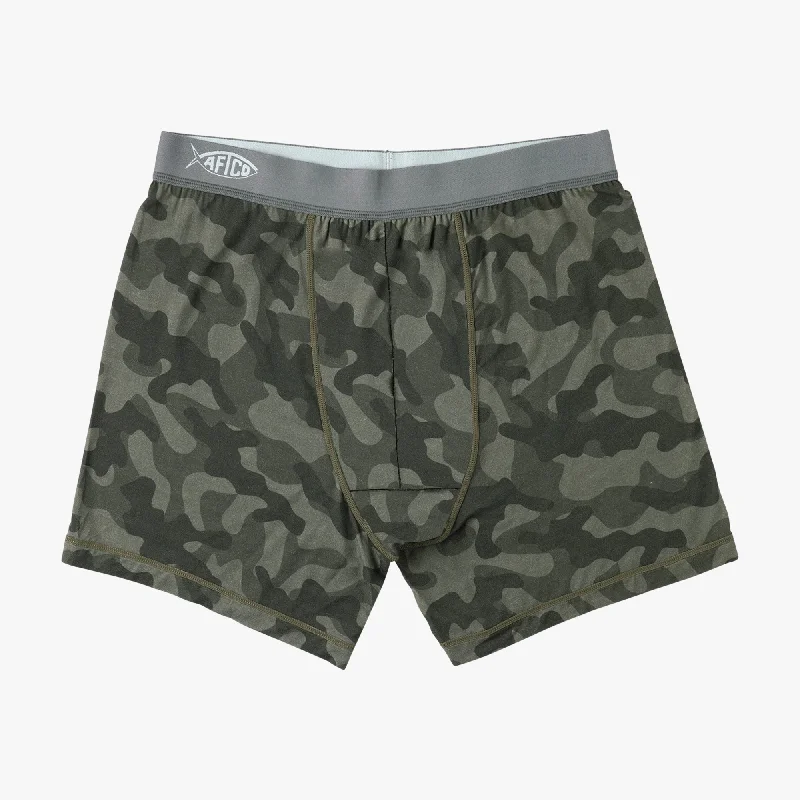 Men's Pants with Hidden PocketsTackle Camo Boxer Brief
