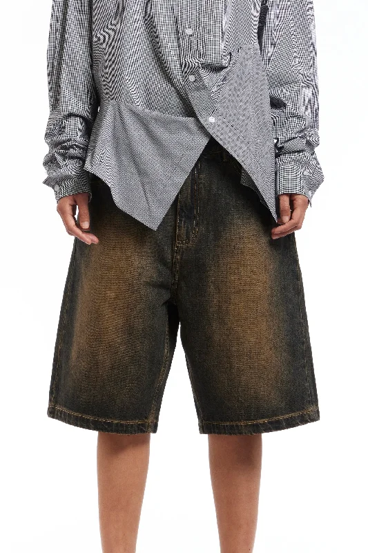Men's Pants with Hidden ButtonsTINTED TROOP SHORTS