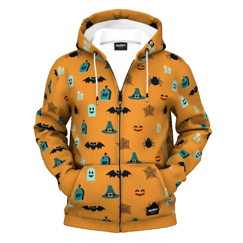 Men's Hoodies with Adjustable Hoods16 bit Zip Up Hoodie