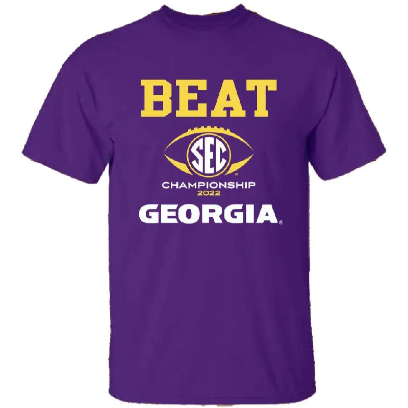 Men's Shirts with French Cuffs2022 SEC Championship Game Beat Georgia T-Shirt