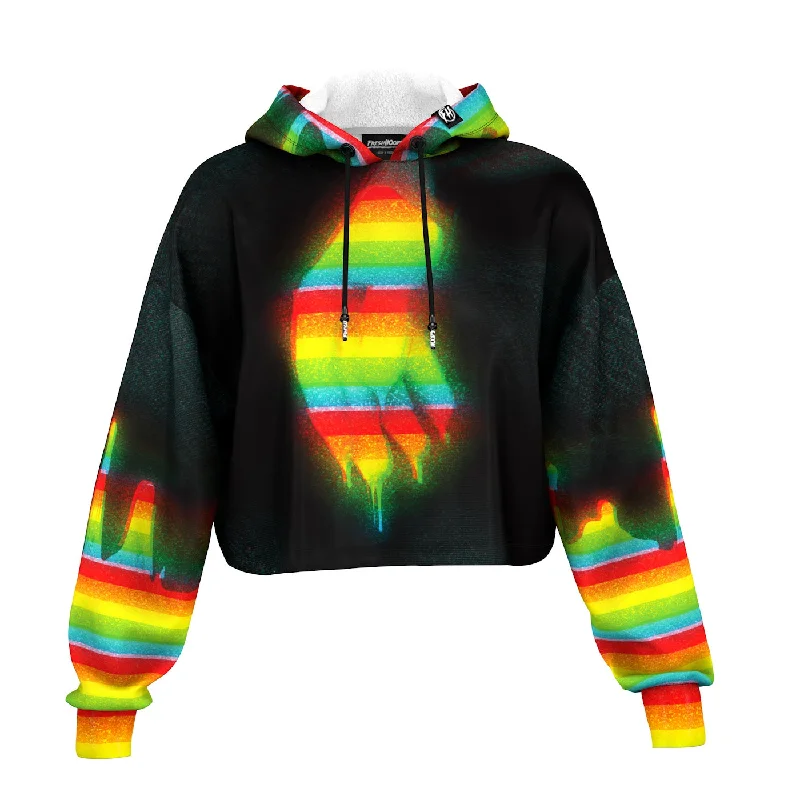 Men's Hoodies for YogaA Handful Rainbow Cropped Hoodie