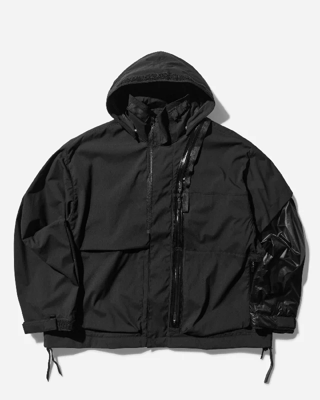 Men's Coats for Tall MenMen's Encapsulated Nylon Interops Jacket Black