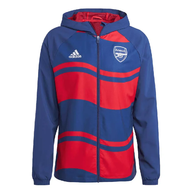 Men's Shirts with Hidden Pocketsadidas - Men's Arsenal FC 22/23 Windbreaker Jacket (HT7156)