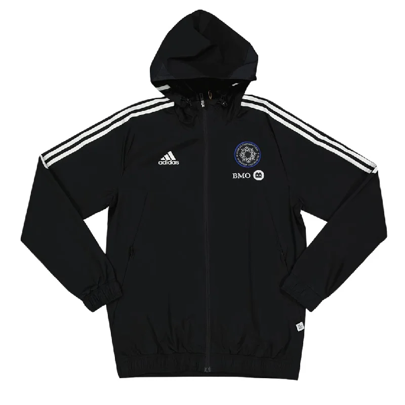Men's Shirts with Patchwork Sleevesadidas - Men's CF Montreal 320 Con22 Away Jacket (HI6616)