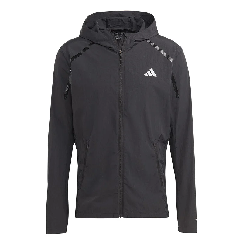 Men's Shirts with Belt Attachmentsadidas - Men's Marathon Warm-Up Jacket (IB8264)