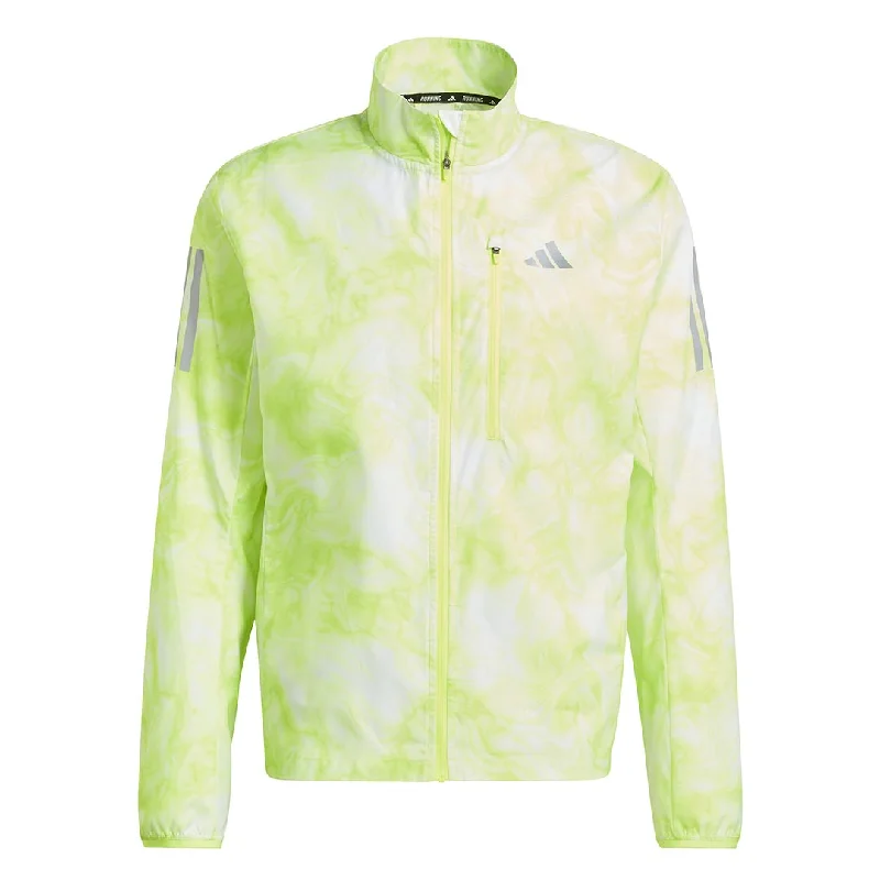 Men's Dressy Shirts for Formal Eventsadidas - Men's Own The Run Allover Print Jacket (IL4797)