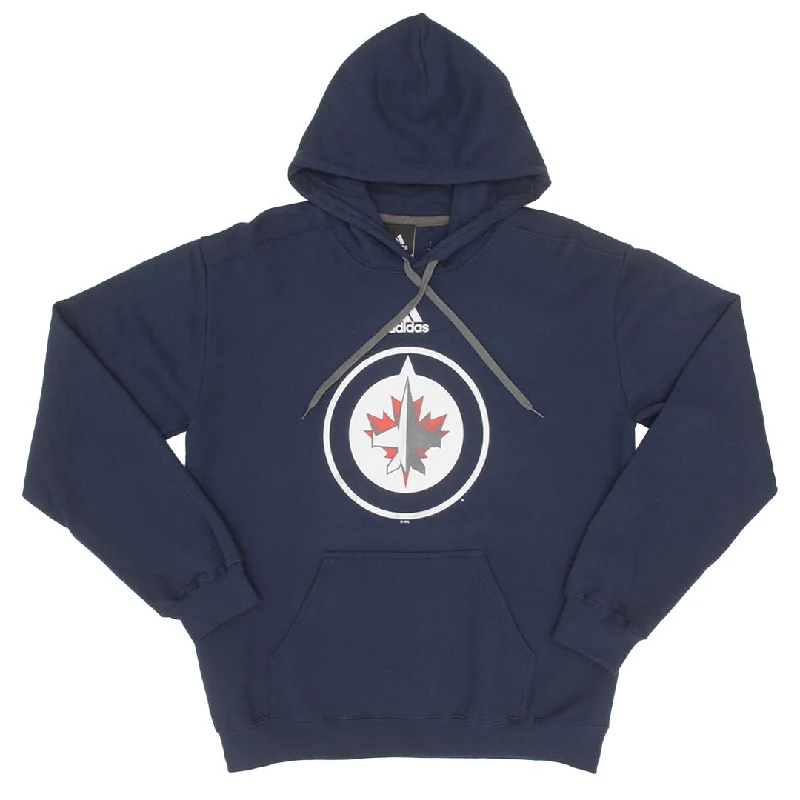 Men's Shirts with Pin Collarsadidas - Men's Winnipeg Jets Hoodie (CL2222)