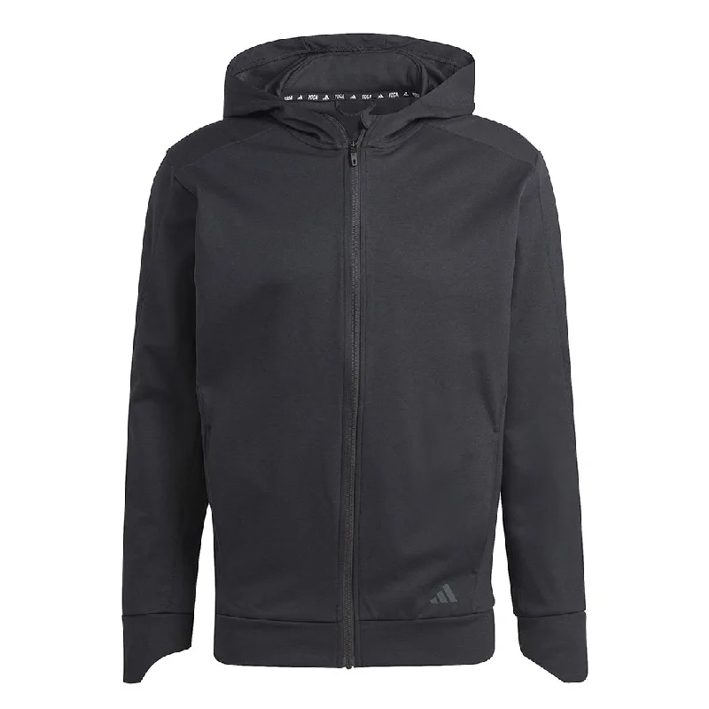 Men's Shirts with Snap Buttonsadidas - Men's Yoga Training Full Zip Hoodie (IM1760)