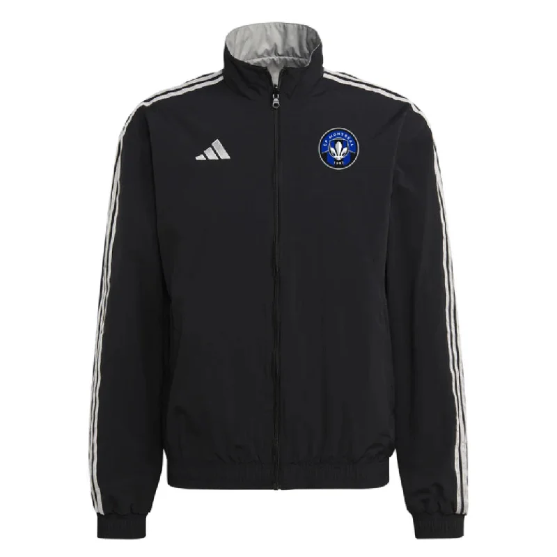 Men's Shirts with Embellished Hemlinesadidas - Men's CF Montreal Anthem Jacket (HU0093)