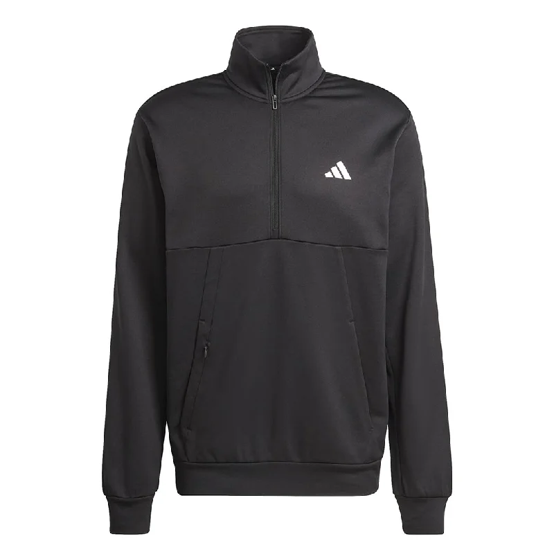 Men's Sleeveless Topsadidas - Men's Game And Go Small Logo Training 1/4 Zip Top (HZ3055)