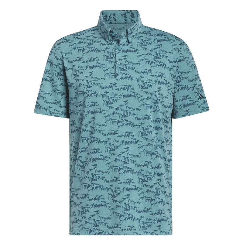 Men's Shirts with Scoop Necksadidas - Men's Go-To Printed Polo (II7835)