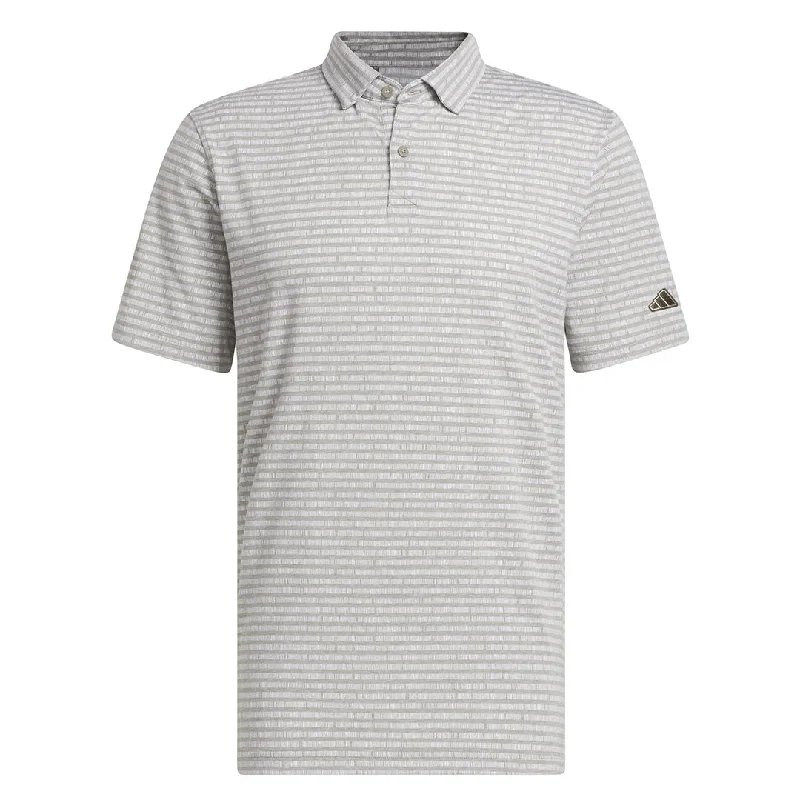 Men's Shirts with Belt Loopsadidas - Men's Go-To Stripe Polo (HS7605)