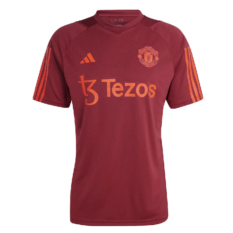 Men's Shirts with Contrast Stitchingadidas - Men's Manchester United Tiro 23 Training Jersey (IA7245)