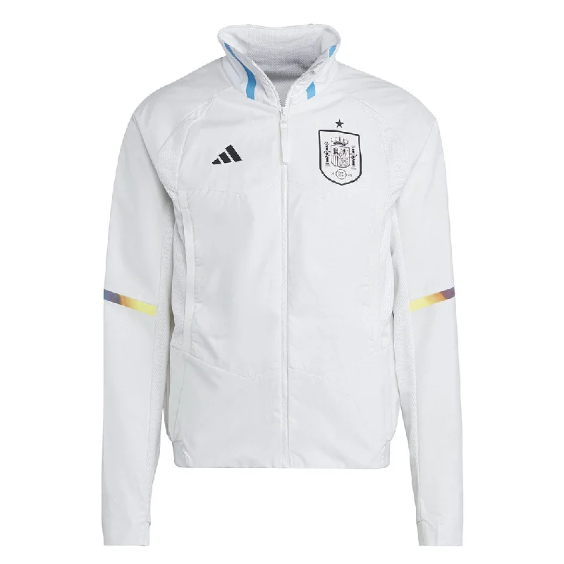 Men's Shirts with Hook-and-Loop Closuresadidas - Men's Spain Game Day Anthem Jacket (IC4392)