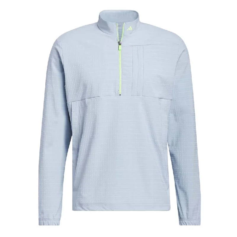 Men's Shirts with Snap Buttonsadidas - Men's Ultimate365 Tour WIND.RDY 1/2 Zip Pullover (IJ9831)