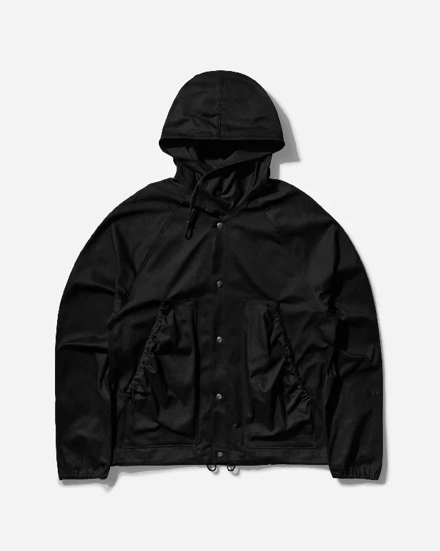 Men's Coats for Mild WeatherMen's Parka Shell Jacket Black