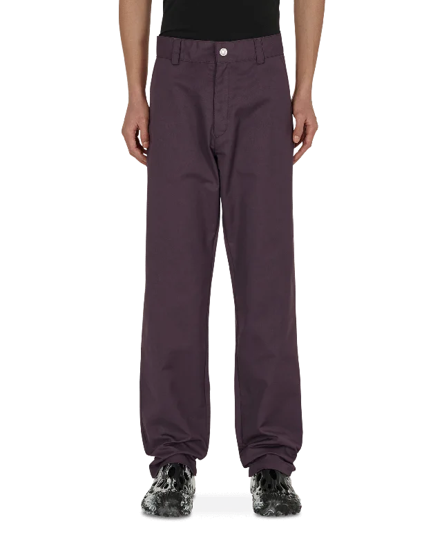 Mid-Waisted Men's JeansStash Pants Purple