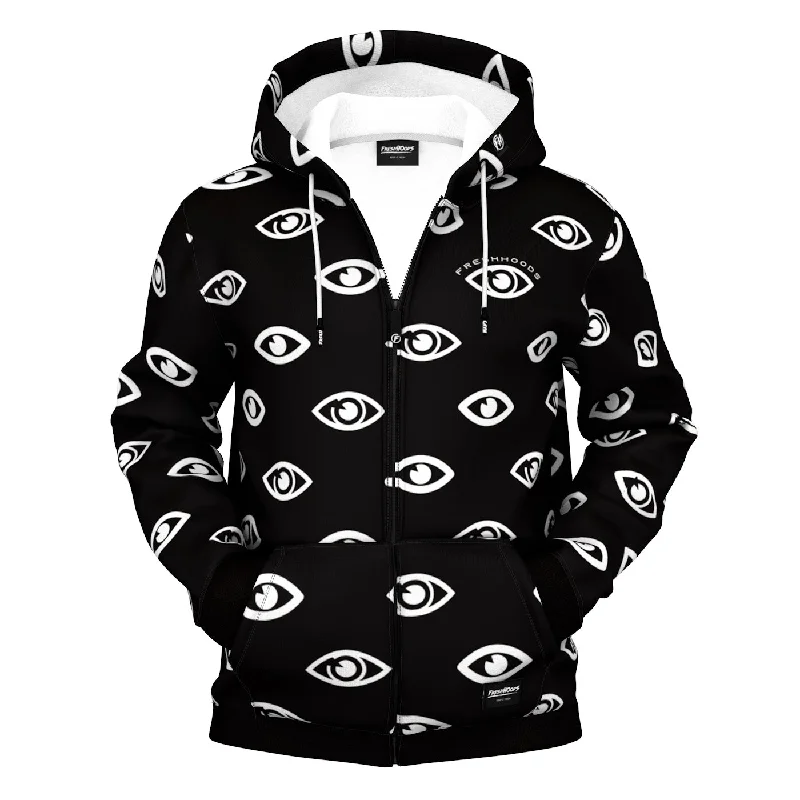 Men's Hoodies for Active LifestylesAll Eyez On Me Zip Up Hoodie